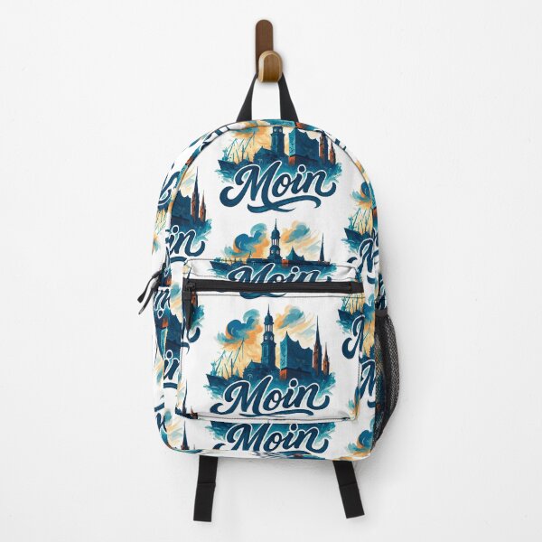 Item preview, Hamburg Moin city silhouette maritime gift designed and sold by Pineapple-Tree.