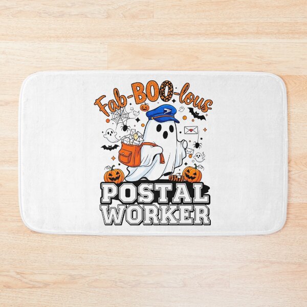 Item preview, Pumpkin Postal Worker – Funny Halloween Mail Carrier Design designed and sold by Teetreasure2.