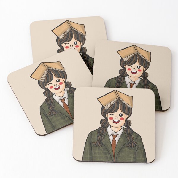 Item preview, Cheerful Cartoon Girl in Suit with Books – Back to School Illustration designed and sold by PangmulCartoon.