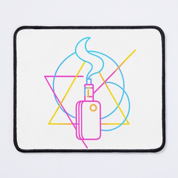 Item preview, Neon Vape Geometry – Colorful Abstract Glow Design designed and sold by House of Taste Designs.
