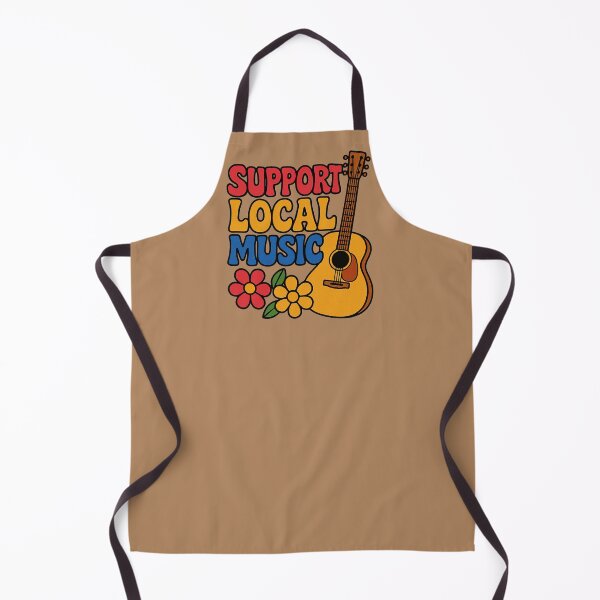 Item preview, Support Local Music Guitar Player Indie Band Concert Design designed and sold by FrictionMaxxing.