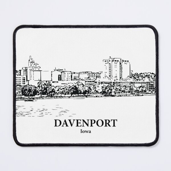 Item preview, Davenport - Iowa designed and sold by Lakeric Cityscapes.