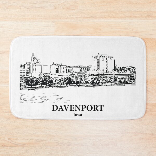 Item preview, Davenport - Iowa designed and sold by Lakeric Cityscapes.