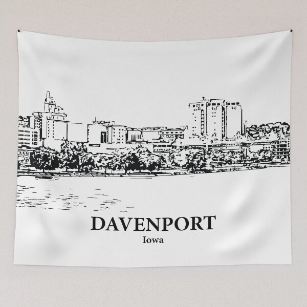 Item preview, Davenport - Iowa designed and sold by Lakeric Cityscapes.