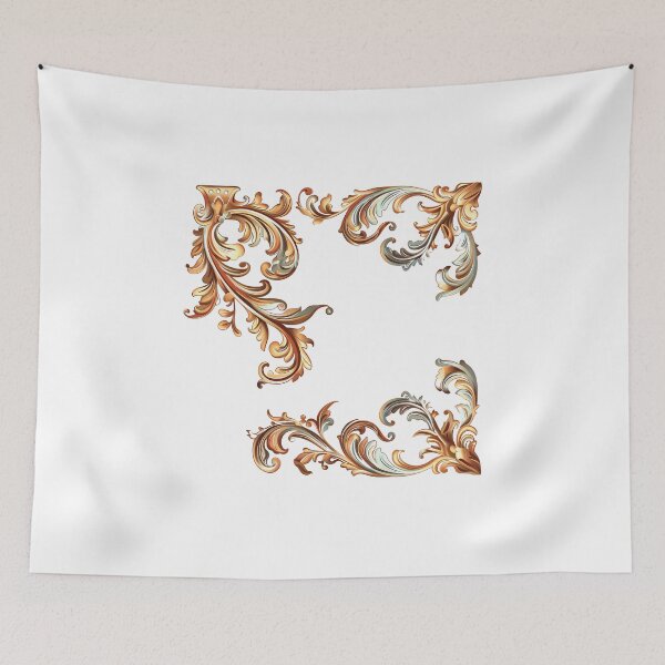 Item preview, Gold and silver floral designs designed and sold by jalajkumar.