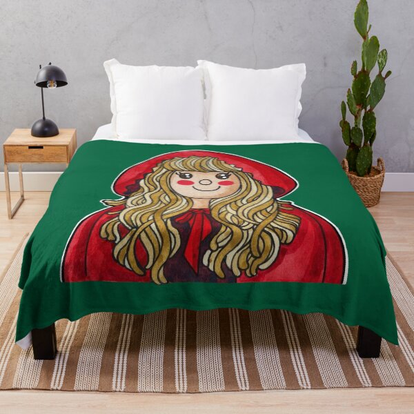 Item preview, Watercolor Cartoon Girl in Red Cloak – Fantasy Forest Art designed and sold by PangmulCartoon.