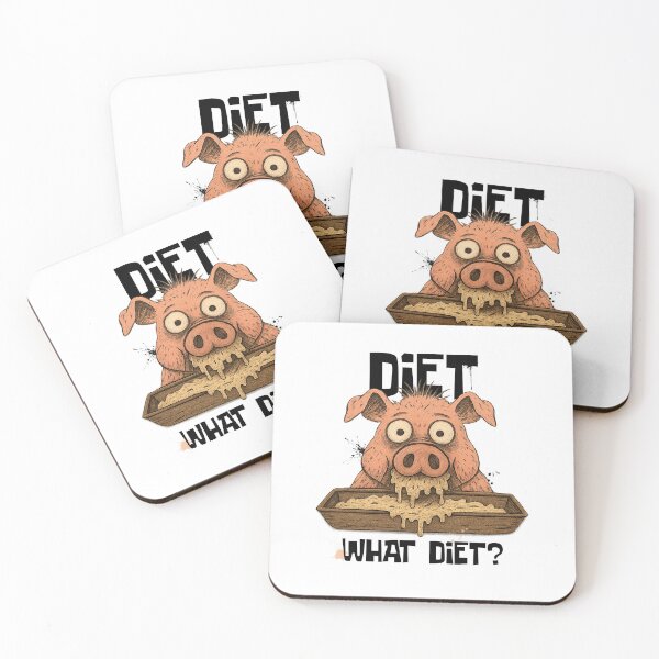 Item preview, Funky Pig- What Diet? designed and sold by EverydayJoes.