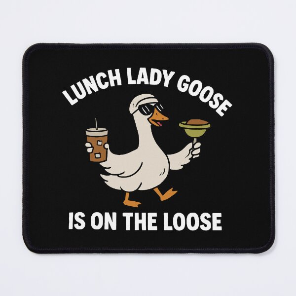 Item preview, Lunch Lady Goose on The Loose Funny Goose Lunch Lady designed and sold by gear-posters.