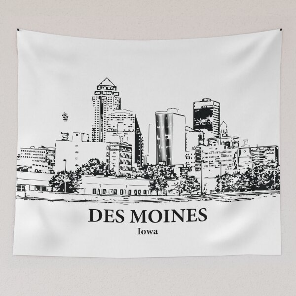 Item preview, Des Moines - Iowa designed and sold by Lakeric Cityscapes.
