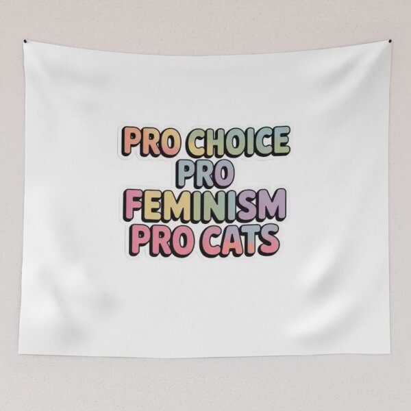 Item preview, pro choice pro feminism pro cats designed and sold by Mateusz Majcherek.