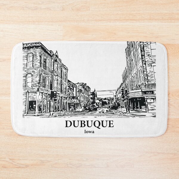 Item preview, Dubuque - Iowa designed and sold by Lakeric Cityscapes.