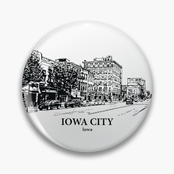 Artikelvorschau, Iowa City - Iowa entworfen und verkauft von Lakeric Cityscapes.