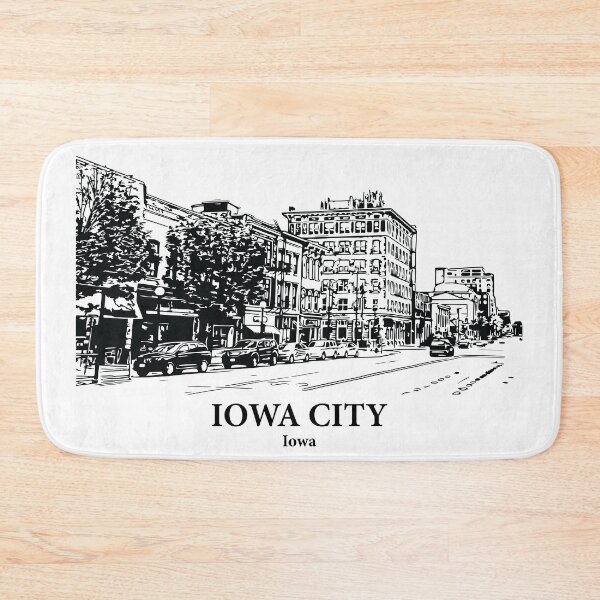 Artikelvorschau, Iowa City - Iowa entworfen und verkauft von Lakeric Cityscapes.