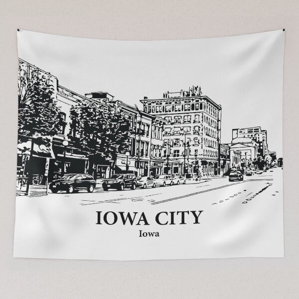 Artikelvorschau, Iowa City - Iowa entworfen und verkauft von Lakeric Cityscapes.