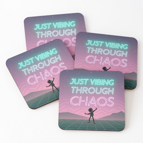Item preview, Just Vibing Through Chaos designed and sold by imViviotic.