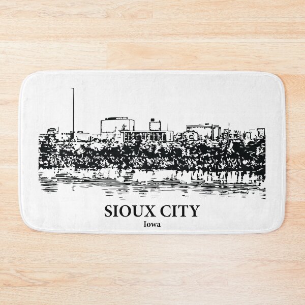 Artikelvorschau, Sioux City - Iowa entworfen und verkauft von Lakeric Cityscapes.
