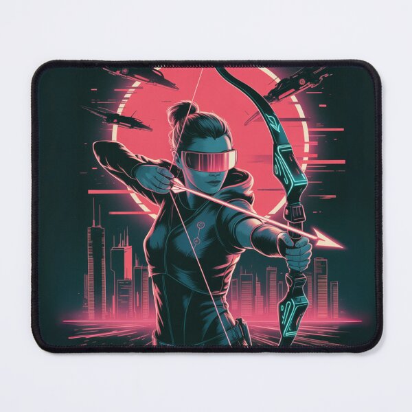Item preview, Cyberpunk Archer – Precision in the Future designed and sold by FusiTink.