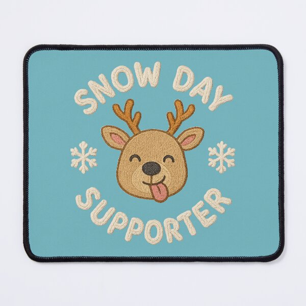 Item preview, Snow Day Supporter Reindeer designed and sold by Lichtisign.
