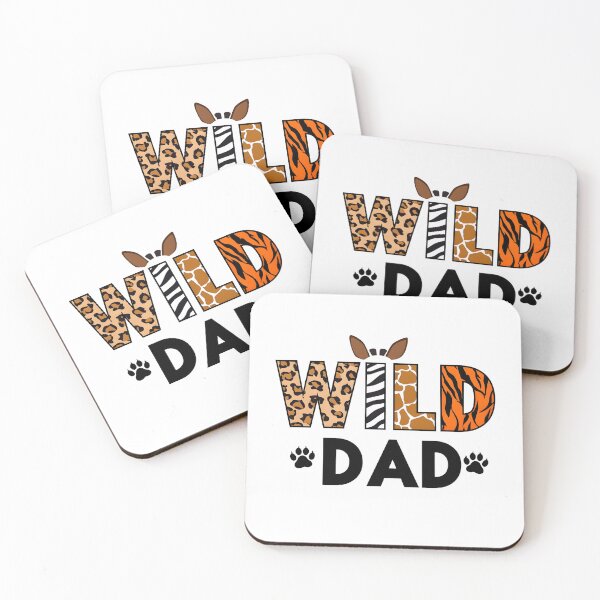 Item preview, Wild Dad Animal Print Safari Father’s Day T-Shirt | Jungle Theme Gift designed and sold by Sticker Mania Studio.