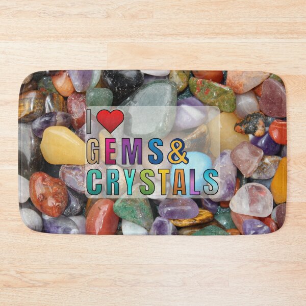 Item preview, I Heart Gems & Crystals designed and sold by Holy JM Designs.