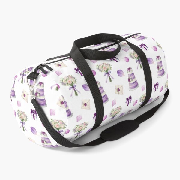 Item preview, Elegant Purple Wedding Elements Seamless Pattern designed and sold by Pani-Malyuvalka.