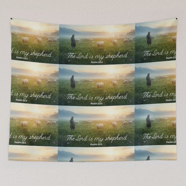 Item preview, Psalm 23:1 – “The Lord is My Shepherd” designed and sold by InkspiredCreation.