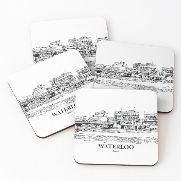 Item preview, Waterloo - Iowa designed and sold by Lakeric Cityscapes.