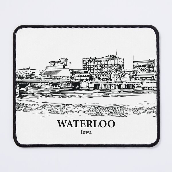 Item preview, Waterloo - Iowa designed and sold by Lakeric Cityscapes.