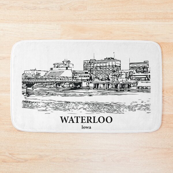 Item preview, Waterloo - Iowa designed and sold by Lakeric Cityscapes.