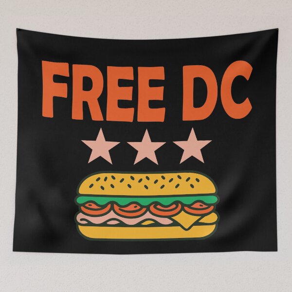 Item preview, DC The Sandwich Guy Free DC, DC Flag Sub Sandwiches Protests designed and sold by Colorfulman.