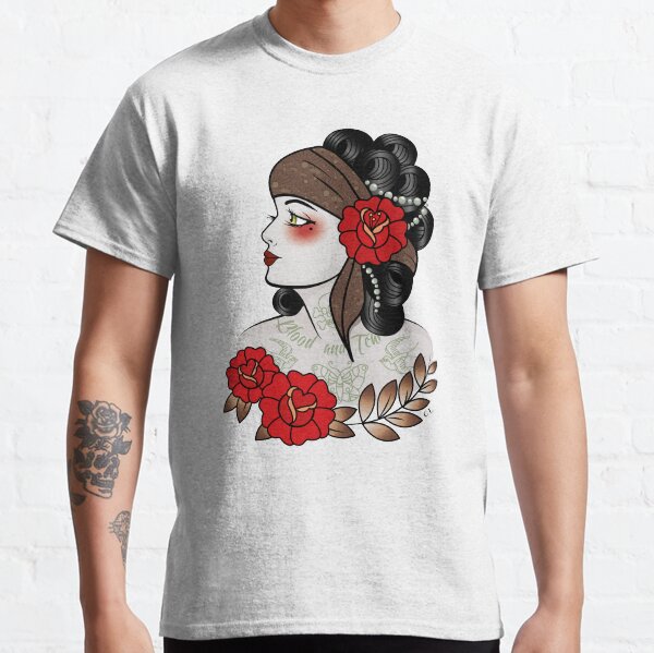 Flapper girl with tats Classic T-Shirt
