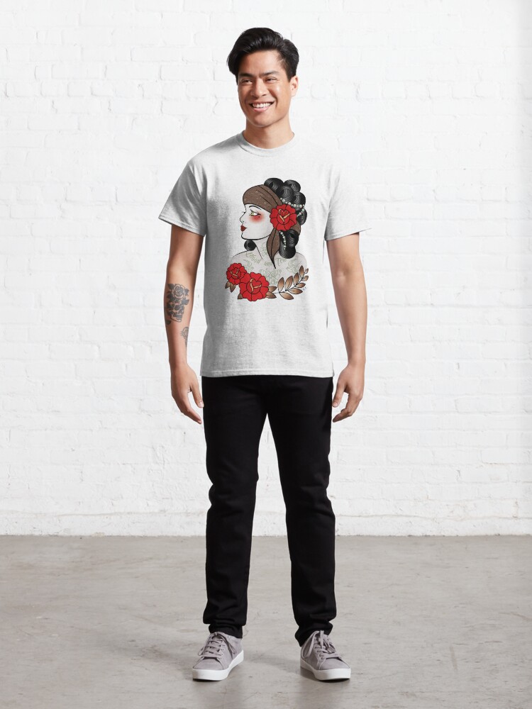 Alternate view of Flapper girl with tats Classic T-Shirt