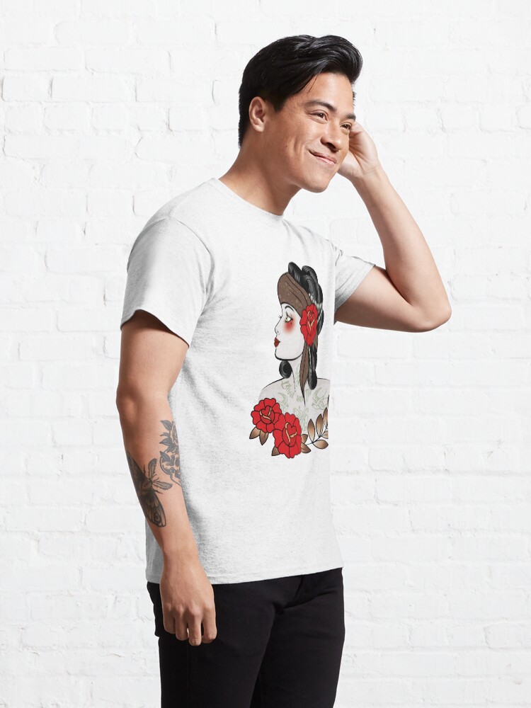 Alternate view of Flapper girl with tats Classic T-Shirt