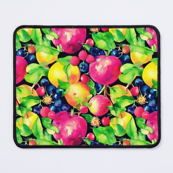 Item preview, Watercolor Montage of Colorful Fruits designed and sold by Marymarice.