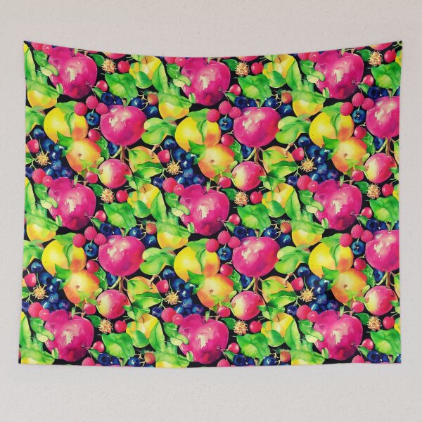 Item preview, Watercolor Montage of Colorful Fruits designed and sold by Marymarice.