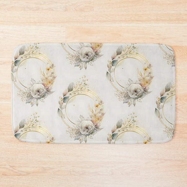 Item preview, Floral botanical watercolor wreath template designed and sold by dvoevnore.