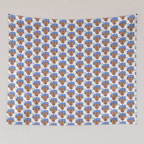Item preview, anime character with blue hair designed and sold by marushanshop.