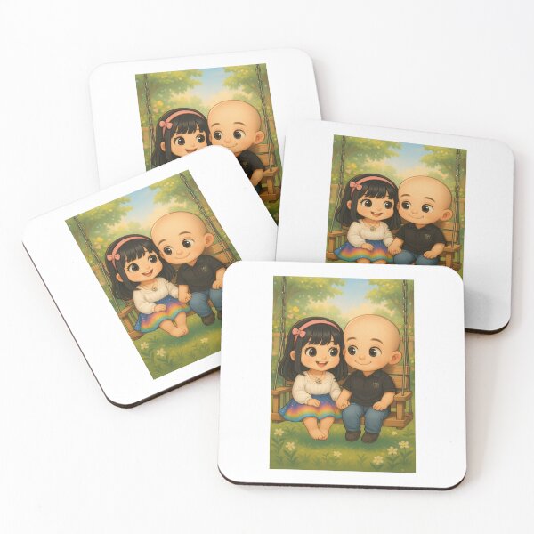 Item preview, Anime comic lovers on a porch swing designed and sold by Personiq Kaleido.