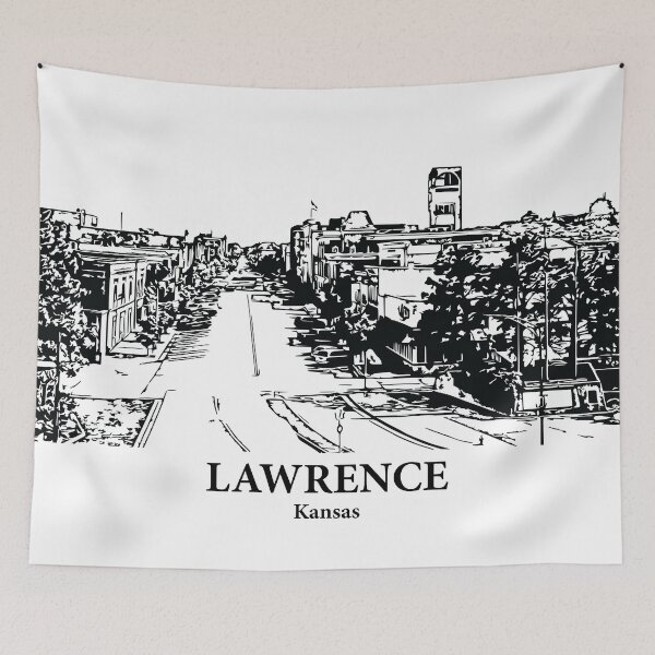 Item preview, Lawrence - Kansas designed and sold by Lakeric Cityscapes.