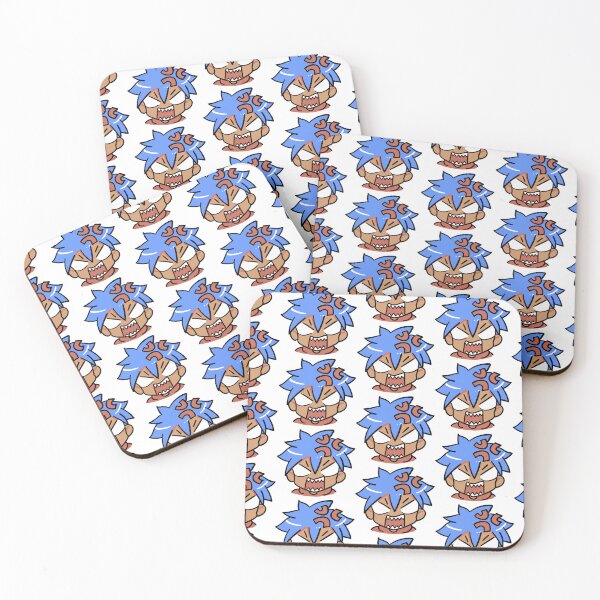 Item preview, Anime character with blue hair in love angry designed and sold by marushanshop.