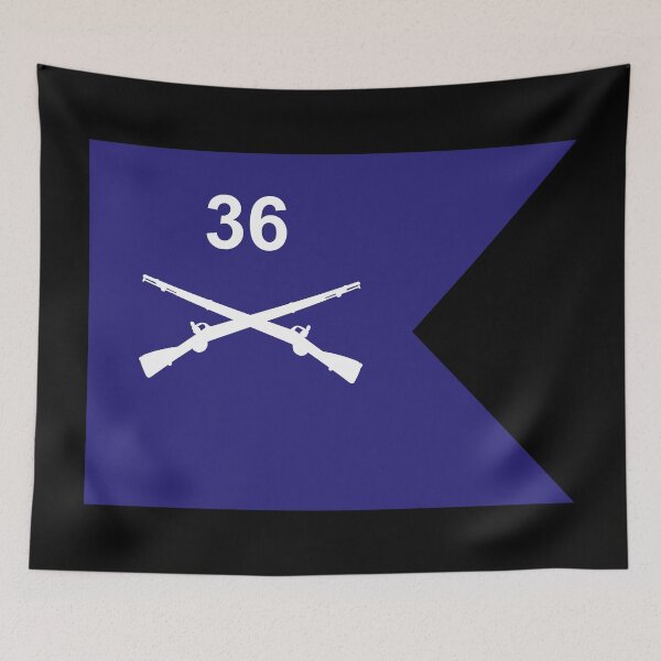 Aperçu de l'œuvre Armée - Guidon - 36e Régiment d'Infanterie créée et vendue par Military Insignia Products.
