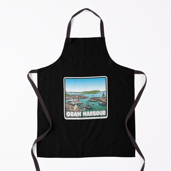 Item preview, Oban Gift - Illustrated Oban Harbour designed and sold by Patterned by Pixels.