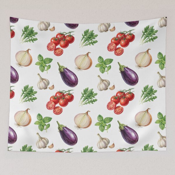 Item preview, Fresh Italian Vegetables Culinary Seamless Pattern designed and sold by Pani-Malyuvalka.