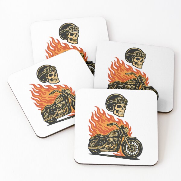 Item preview, Harley Skull Flames designed and sold by art-design212.