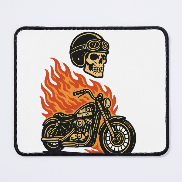 Item preview, Harley Skull Flames designed and sold by art-design212.