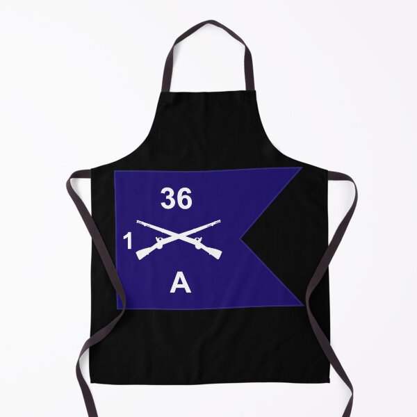 Artikelvorschau, Armee - Guidon - A Co - 1. Bn 36. Infanterie entworfen und verkauft von Military Insignia Products.