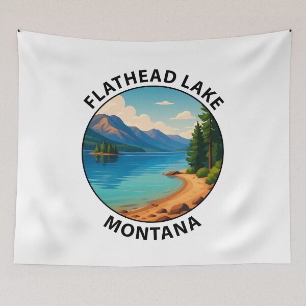 Item preview, Flathead Lake – Montana USA designed and sold by inkNext.