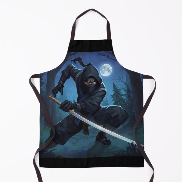 Item preview, Shadow Moon Ninja – Silent Warrior Under the Night Sky designed and sold by Art-Design-EM.