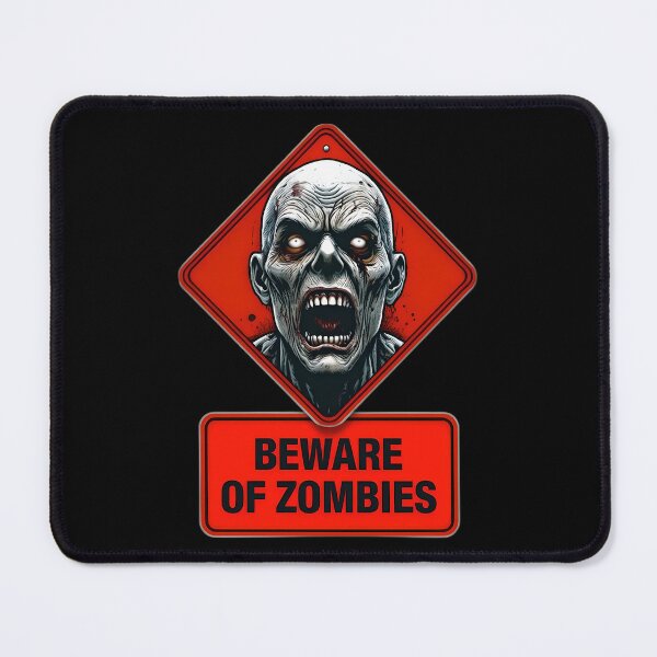 Item preview, Zombie Warning Sign - Beware of Zombies designed and sold by NightTimeJ.