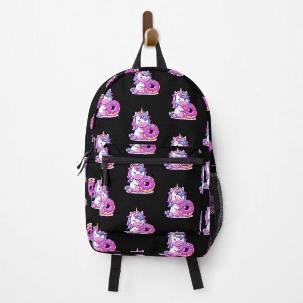 Item preview, Chibi Unicorn with Donut | Cute Kawaii Pastel Cartoon Design designed and sold by ColorSplash123.